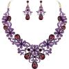 Deep Amethyst Color Gold-Tone