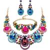 Multi Colour Gold-Tone