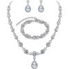 Clear Silver-Tone