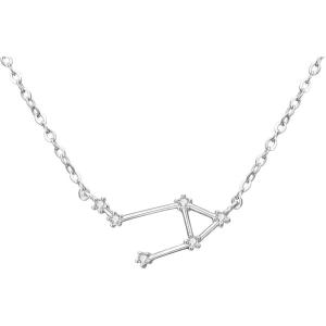 imageBriLove Gifts for Mom Women 925 Sterling Silver CZ Horoscope Zodiac 12 Constellation Astrology Pendant Necklace for Mothers DayValentines DayBirthdayChristmasAnniversaryLibra