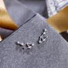 imageBriLove 925 Sterling Silver CZ Horoscope Zodiac 12 Constellation Astrology Ear Crawler Post Earrings Gift for Mom Women Mothers DayValentines DayBirthdayChristmasAnniversaryLibra Sep 23  Oct 22