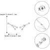 imageBriLove 925 Sterling Silver CZ Horoscope Zodiac 12 Constellation Astrology Ear Crawler Post Earrings Gift for Mom Women Mothers DayValentines DayBirthdayChristmasAnniversaryCancer Jun 21  Jul 22