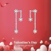 imageBriLove 925 Sterling Silver CZ Horoscope Zodiac 12 Constellation Astrology Ear Crawler Post Earrings Gift for Mom Women Mothers DayValentines DayBirthdayChristmasAnniversaryTaurus Apr 20  May 20