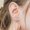 imageBriLove 925 Sterling Silver CZ Horoscope Zodiac 12 Constellation Astrology Ear Crawler Post Earrings Gift for Mom Women Mothers DayValentines DayBirthdayChristmasAnniversaryCapricorn Dec 22  Jan 19