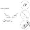 imageBriLove 925 Sterling Silver CZ Horoscope Zodiac 12 Constellation Astrology Ear Crawler Post Earrings Gift for Mom Women Mothers DayValentines DayBirthdayChristmasAnniversaryLibra Sep 23  Oct 22