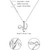 imageBriLove 925 Sterling Silver Cross Side Pendant Necklace Initial Letter Jesus Crucifix Christian Jewelry Gifts for Mom Womenr Daily WearMothers DayValentines DayBirthdayChristmasAnniversaryW
