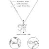 imageBriLove 925 Sterling Silver Cross Side Pendant Necklace Initial Letter Jesus Crucifix Christian Jewelry Gifts for Mom Womenr Daily WearMothers DayValentines DayBirthdayChristmasAnniversaryH