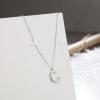 imageBriLove 925 Sterling Silver Cross Side Pendant Necklace Initial Letter Jesus Crucifix Christian Jewelry Gifts for Mom Womenr Daily WearMothers DayValentines DayBirthdayChristmasAnniversaryLetter C