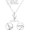 imageBriLove 925 Sterling Silver Cross Side Pendant Necklace Initial Letter Jesus Crucifix Christian Jewelry Gifts for Mom Womenr Daily WearMothers DayValentines DayBirthdayChristmasAnniversaryY