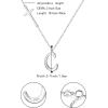 imageBriLove 925 Sterling Silver Cross Side Pendant Necklace Initial Letter Jesus Crucifix Christian Jewelry Gifts for Mom Womenr Daily WearMothers DayValentines DayBirthdayChristmasAnniversaryLetter C