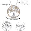 imageBriLove Gifts for Mom Women 925 Sterling Silver CZ Tree of Life Birthstone Pendant Necklace for Mothers DayValentines DayBirthdayChristmasAnniversary11NovTopaz Color
