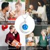 imageBriLove Gifts for Mom Women 925 Sterling Silver Horoscope Zodiac 12 Constellation Astrology Galaxy ampamp Crescent Moon Glass Bead Pendant Necklace for BirthdayChristmasAnniversaryCapricorn Dec 22  Jan 19