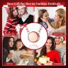 imageBriLove Gifts for Mom Womens 925 Sterling Silver Dainty Tiny Dot Necklace Round Circle Pendant Choker Necklacefor Mothers DayValentines DayBirthdayChristmasAnniversary0214K RoseGoldTone