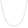 imageBriLove Gifts for Mom Women 925 Sterling Silver Delicate Tiny Sideways Double Forever Love Heart Choker Necklace for Mothers DayValentines DayBirthdayChristmasAnniversarySilverTone