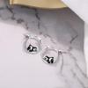 imageBriLove 925 Sterling Silver CZ Dainty Cute ButterflyPandaSloth Huggie Hoop Dangle Earring Animal Jewelry Gifts for WomenPanda