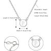 imageBriLove Gifts for Mom Women 925 Sterling Silver Initial Necklace Double Side Round Letter Alphabet Pendant Daily WearMothers DayValentines DayBirthdayChristmasAnniversaryP