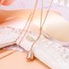 imageBriLove Womens 925 Sterling Silver Vintage Rose Pendant Necklace