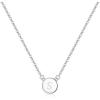 imageBriLove Gifts for Mom Women 925 Sterling Silver Initial Necklace Double Side Round Letter Alphabet Pendant Daily WearMothers DayValentines DayBirthdayChristmasAnniversaryS
