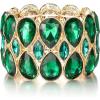 01-Emerald Color Gold-Tone