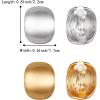 imageBriLove 23 Pairs Clipon Earrings Set Matte Gold Silver Fashion Geometric Statement Retro Drop Clip for Women Mom Gift03Square2 Pairs