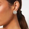 imageBriLove 23 Pairs Clipon Earrings Set Matte Gold Silver Fashion Geometric Statement Retro Drop Clip for Women Mom Gift04Button2 Pairs