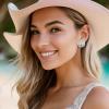 imageBriLove 23 Pairs Clipon Earrings Set Matte Gold Silver Fashion Geometric Statement Retro Drop Clip for Women Mom Gift04Button2 Pairs