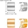 imageBriLove 23 Pairs Clipon Earrings Set Matte Gold Silver Fashion Geometric Statement Retro Drop Clip for Women Mom Gift06Semicycle2 Pairs
