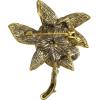 imageBriLove Fashion Elegant Brooch Pin for Women Crystal Brooches10 Six Leaves