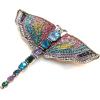imageBriLove Fashion Elegant Brooch Pin for Women Crystal Brooches12Butterfly