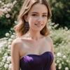 imageBriLove Gorgeous Shiny Rhinestones Teardrop Marquise Cluster Chandelier Long Dangle Earrings for Women Wedding Party Prom Jewelry AccessoryPurple BlackTone