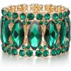 07-Emerald Color Gold-Tone