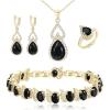 12-Black Gold-Tone