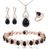 13-Black Rose-Gold-Tone