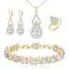 01-Clear Gold-Tone