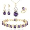 07-Purple Gold-Tone