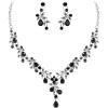 13-Black Silver-Tone