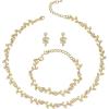 Iridescent AB Gold-Tone