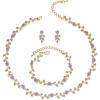 Light Purple Gold-Tone
