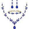 08-Blue Gold-Tone