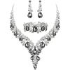 3Pcs-Grey Silver-Tone