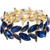 01-Navy Blue Gold-Tone