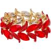 03-Ruby Color Gold-Tone