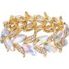 04-Iridescent AB Gold-Tone
