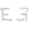 imageBriLove 925 Sterling Silver Cubic Zirconia Alphabet Initial Stud Earrings Jewelry Gifts for Women Valentines DayE