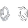 imageBriLove 925 Sterling Silver Cubic Zirconia Alphabet Initial Stud Earrings Jewelry Gifts for Women Valentines DayQ