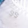 imageBriLove 925 Sterling Silver Cubic Zirconia Alphabet Initial Stud Earrings Jewelry Gifts for Women Valentines DayS