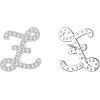 imageBriLove 925 Sterling Silver Cubic Zirconia Alphabet Initial Stud Earrings Jewelry Gifts for Women Valentines DayZ