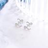 imageBriLove 925 Sterling Silver Cubic Zirconia Alphabet Initial Stud Earrings Jewelry Gifts for Women Valentines DayZ