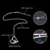 imageBriLove 925 Sterling Silver Necklace for WomenI Love You to the Moon and Back Engraved CZ Love Heart Pendant Necklaces for Birthday GiftDecember  Blue Topaz Color