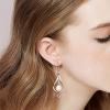 imageBriLove Gifts for Mom Womens 925 Sterling Silver Freshwater Cultured Pearl Infinity Hook Dangle Earrings for Mothers DayValentines DayBirthdayChristmasAnniversary925 Sterling Silver